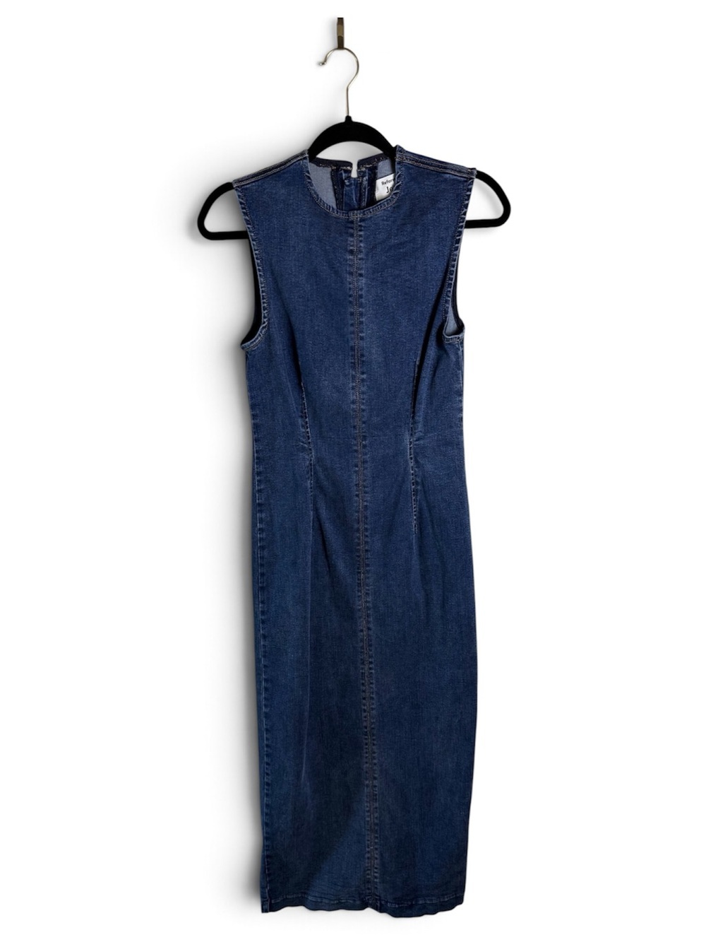 Reformation Jeans Kendi Denim Midi Dress 2 - Picture 3 of 15